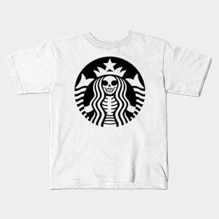 Starbucks Skeleton Kids T-Shirt